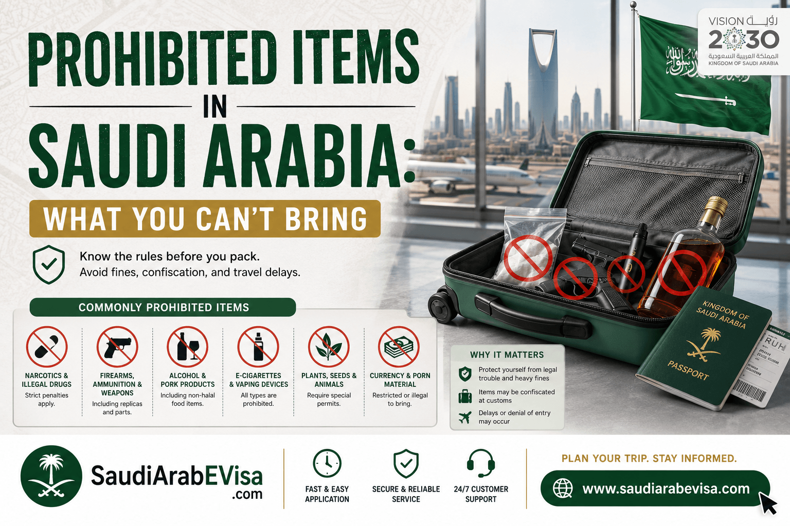 Prohibited Items in Saudi Arabia: What You Can't Bring